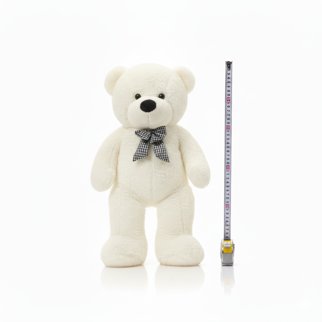 דובי ענק 1.6 מטר בצבע שמנת